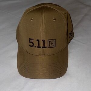 5.11 Tactical One Size Snapback Tan Logo Cap